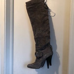 Above the knee boots 3 inch heel. 8